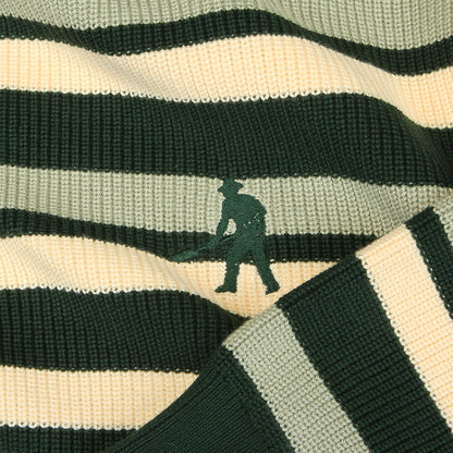 Organic Cotton Stripe Knit Sweater