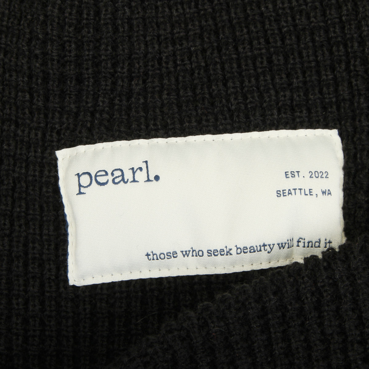 Hidden Label Waffle Beanie
