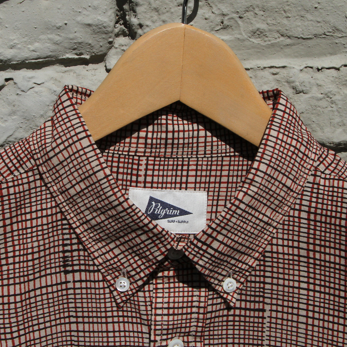 Bubbie Block Printed Button Down Shirt