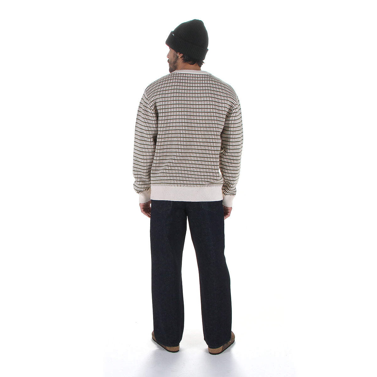 Martin Jacquard Check Knit