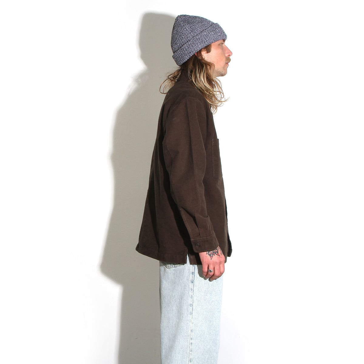 Theodore Brushed Twill Overshirt