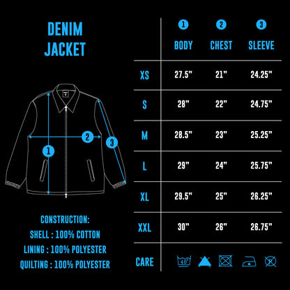 Lined Denim Work Jacket