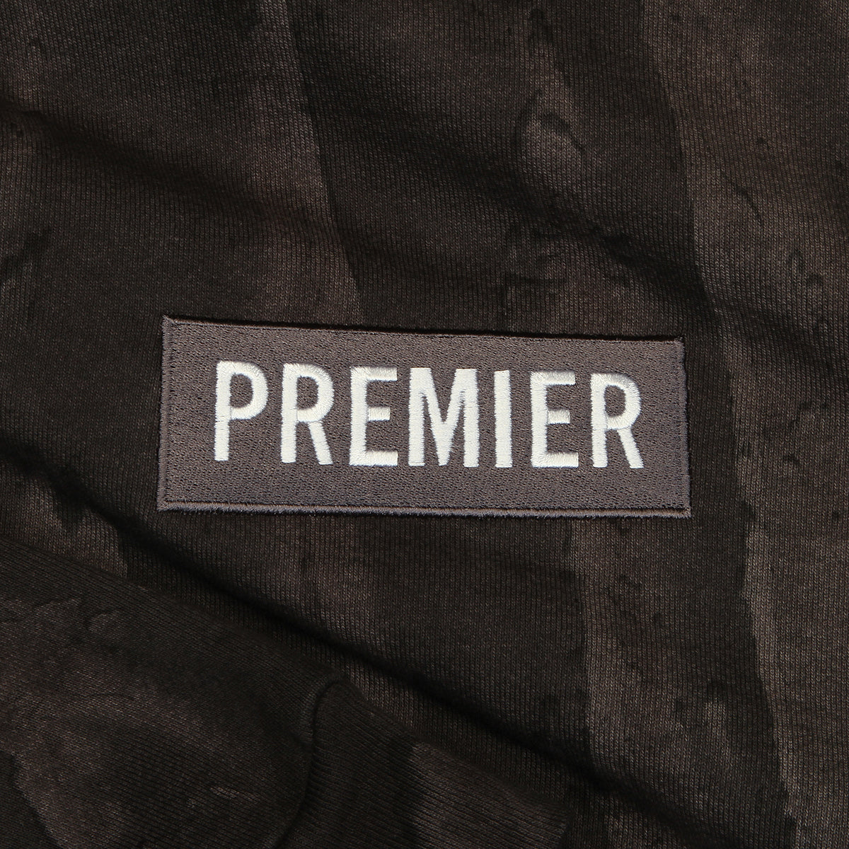 Drip Dyed Box Logo Hoodie
