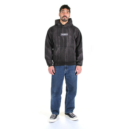 Drip Dyed Box Logo Hoodie