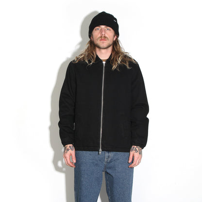 Lined Denim Work Jacket