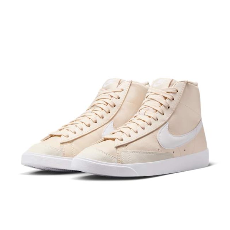 Nike Women's Blazer Mid '77 Shoes - Light Orewood Brown / Volt / Black / White
