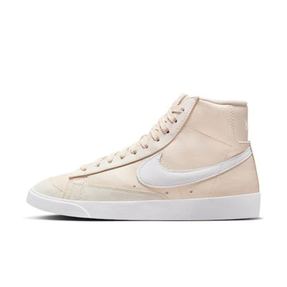 Nike Women's Blazer Mid '77 Shoes - Light Orewood Brown / Volt / Black / White