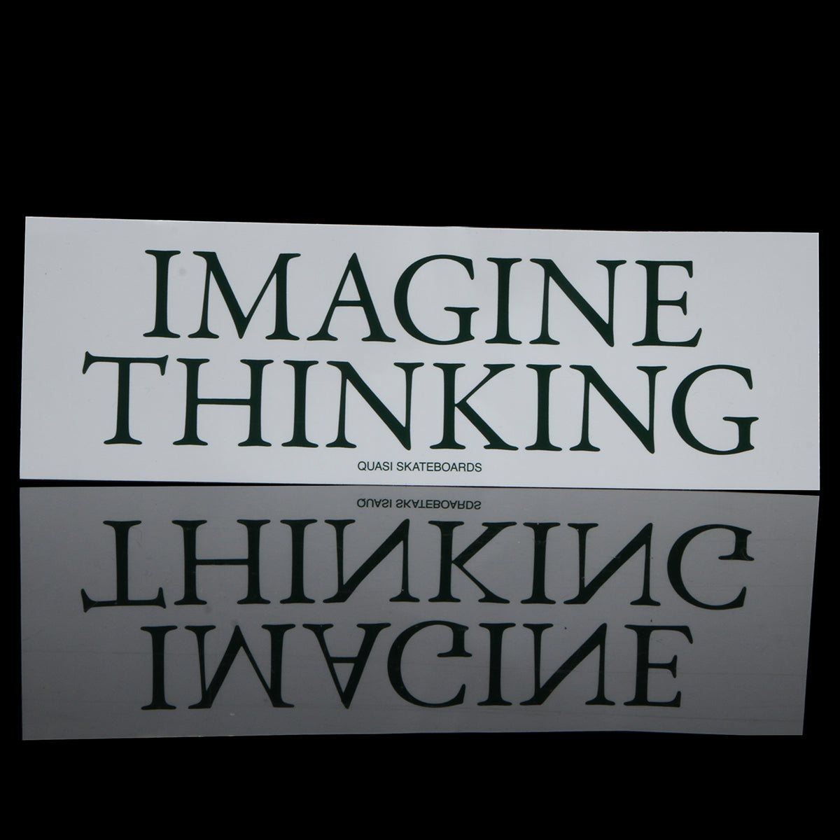 Imagine Thinking Bumper Sticker