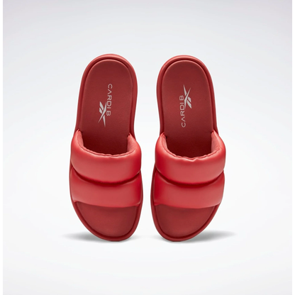 Reebok Women's Cardi B Slides - Mars Red