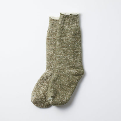 Wool Double Face Crew Sock