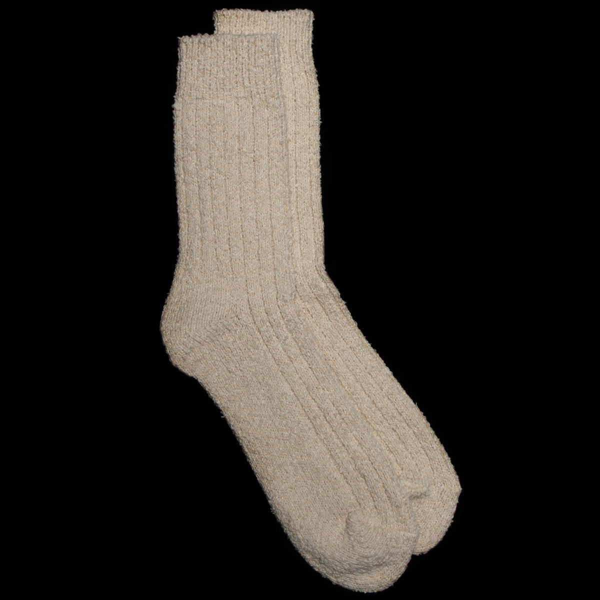 Recycled Cotton Boucle Crew Sock