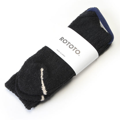Recycled Cotton Boucle Crew Sock