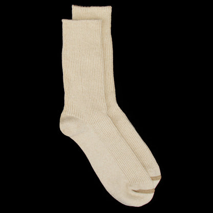 Recycled Cotton Ribbed Crew Sock