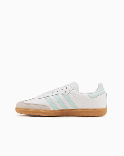 Adidas Kids' Samba Og Shoes - White / Semi Flash Aqua
