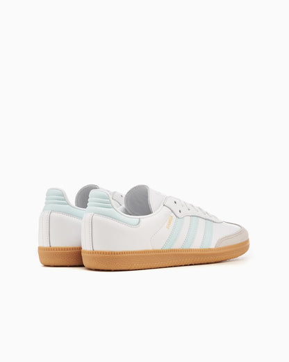 Adidas Kids' Samba Og Shoes - White / Semi Flash Aqua