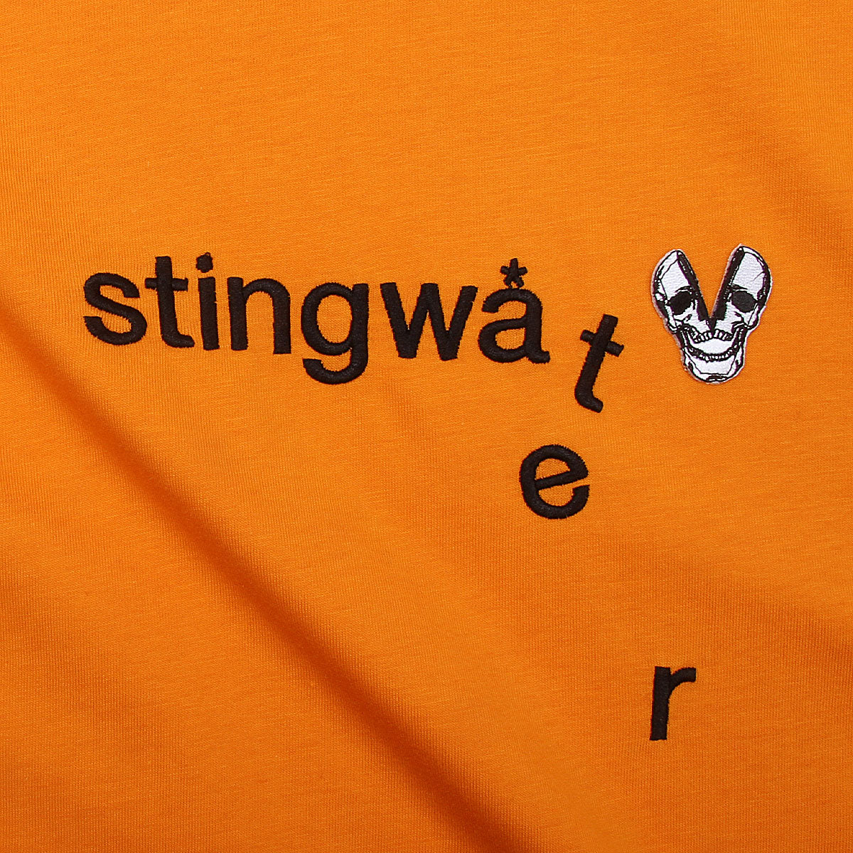 Embroidered Melting Logo T-Shirt