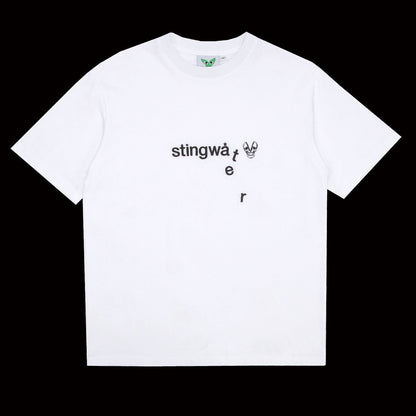 Embroidered Melting Logo T-Shirt