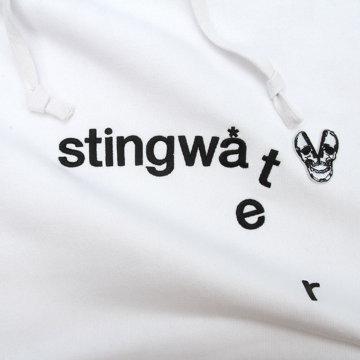 Embroidered Melting Logo Hoodie