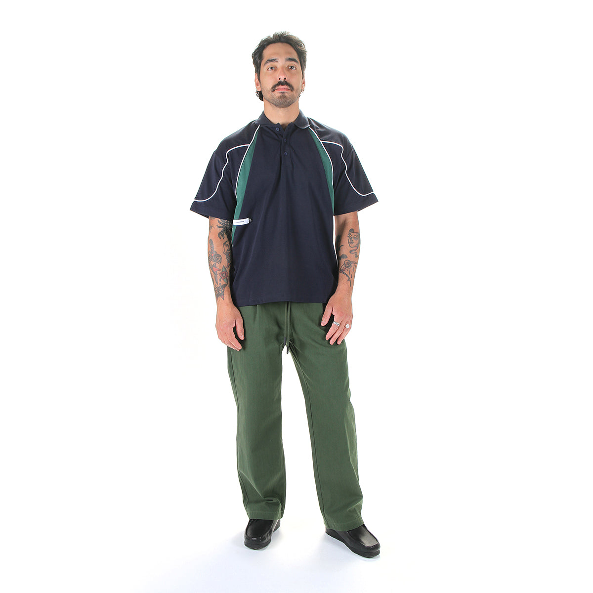 Arts Baggy Herringbone Twill Pants