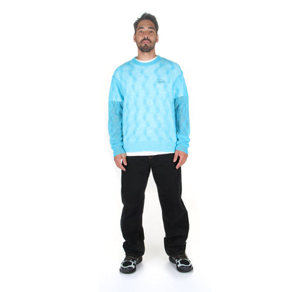 Loose Knit Cross Cable Sweater