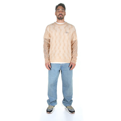 Loose Knit Cross Cable Sweater
