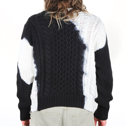 Tie Dye Fisherman Sweater