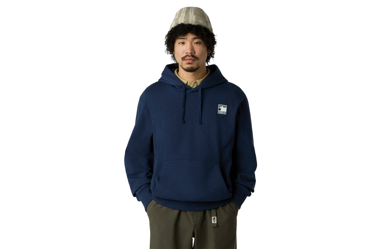 Mountain Logo Relaxed Hooded Sweatshirt
