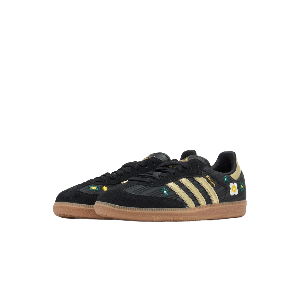 Adidas Women's Samba Og Liberty London Shoes - Core Black / Gold Metallic / Gum