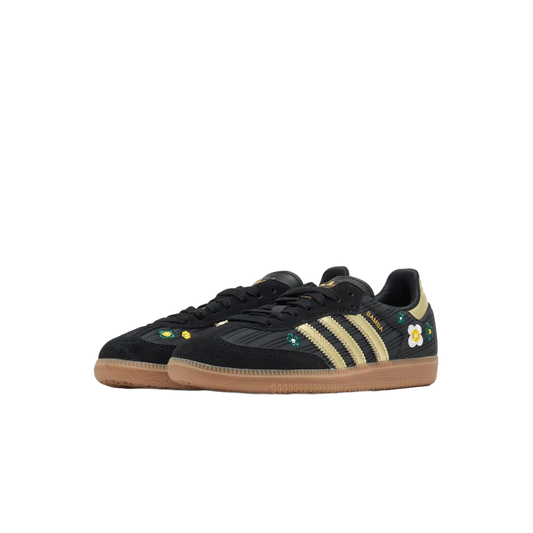 Adidas Women's Samba Og Liberty London Shoes - Core Black / Gold Metallic / Gum