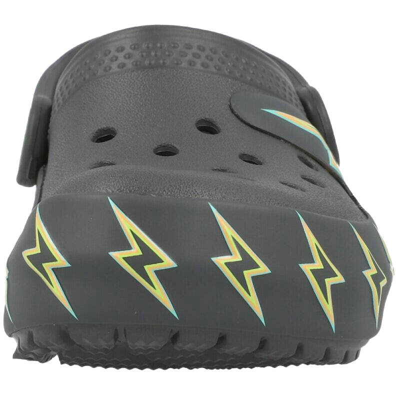 Crocs Kids' Classic Bolt Lights Clog Shoes - Carbon / Grey