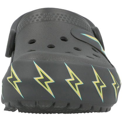 Crocs Kids' Classic Bolt Lights Clog Shoes - Carbon / Grey