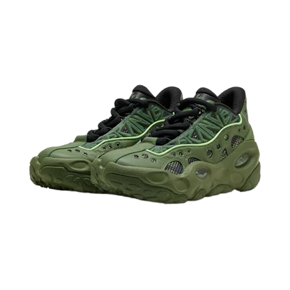 Puma Men's La France Rnr Camo Shoes - Avocado Green / Fizzy Light