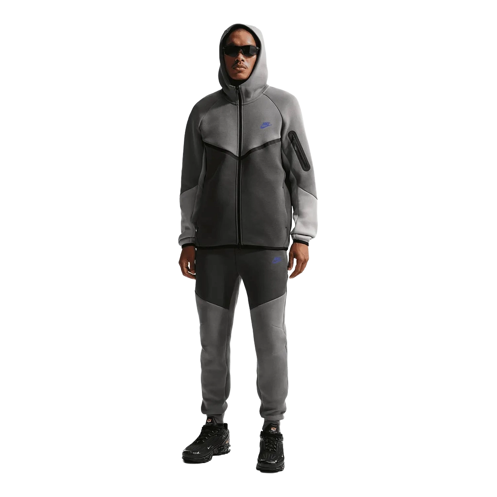 Nike Men's Tech Fleece Windrunner Full-Zip Jacket Apparel - Pencil Point / Medium Ash / College Grey / Sapphire