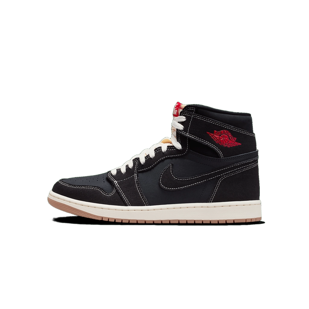 Nike Men's Air Jordan 1 Retro High Og Flight Club Shoes - Black / Sail / Gum Medium Brown / University Red