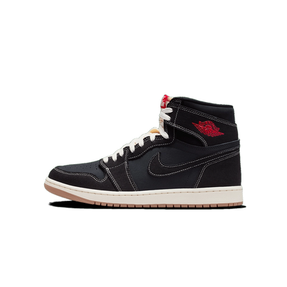 Nike Men's Air Jordan 1 Retro High Og Flight Club Shoes - Black / Sail / Gum Medium Brown / University Red