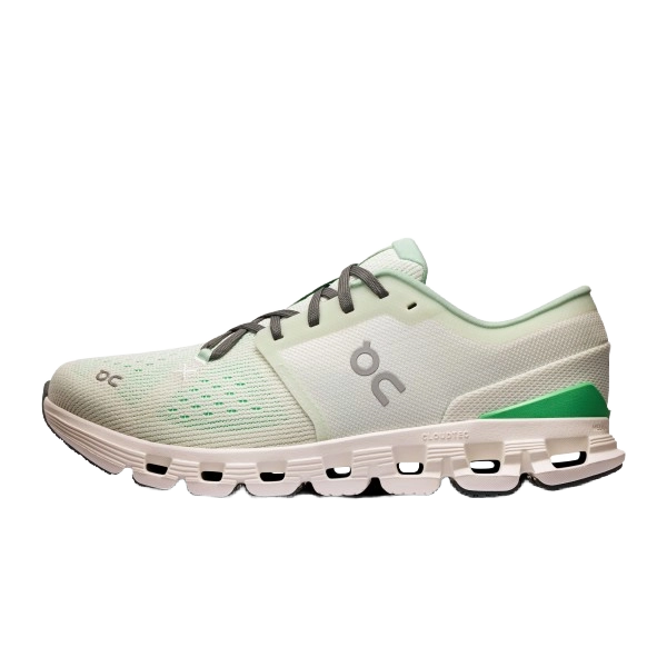 On Running Women's Cloud X 4 Shoes - Aloe / Honeydew