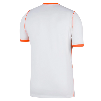 Nike Men's Netherlands 2026 Stadium Away Dri-Fit Replica Jersey Apparel - White / Hyper Crimson / Black