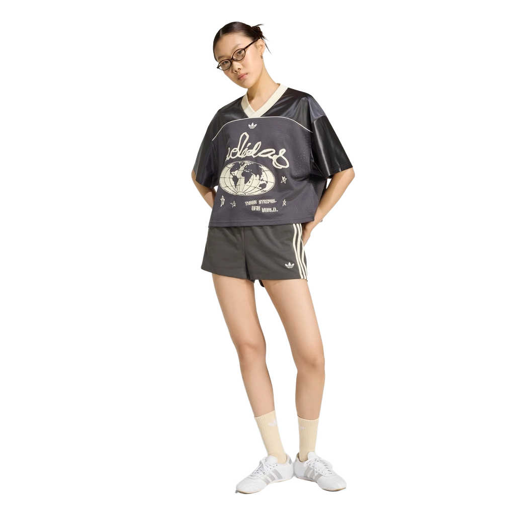 Adidas Women's Originals Cropped Soccer Jersey Apparel - Utility Black
