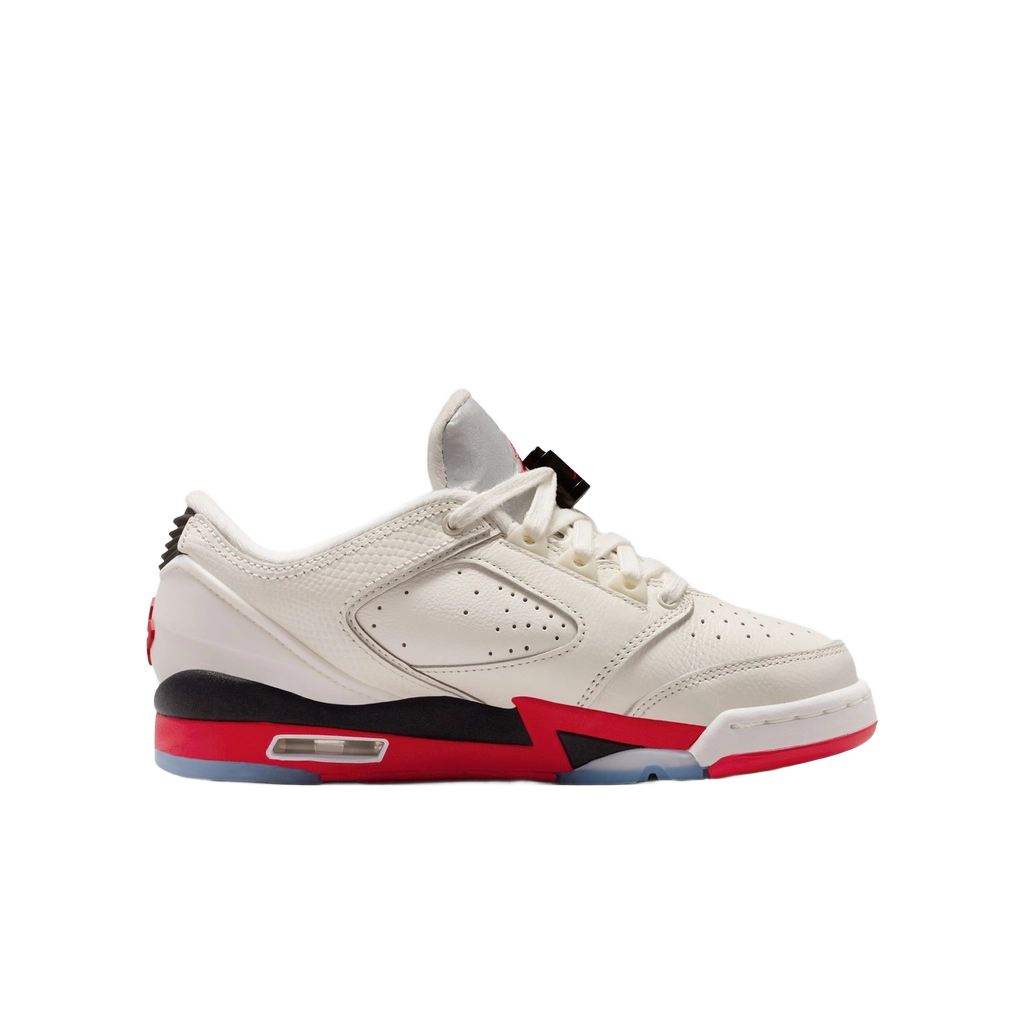 Nike Kids' Air Jordan Sixty Plus Low Shoes - Sail / Black / Reflect Silver / Fire Red