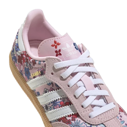 Adidas Kids' Liberty London Samba Og Comfort Closure Shoes - Clear Pink / Cloud White / Gum