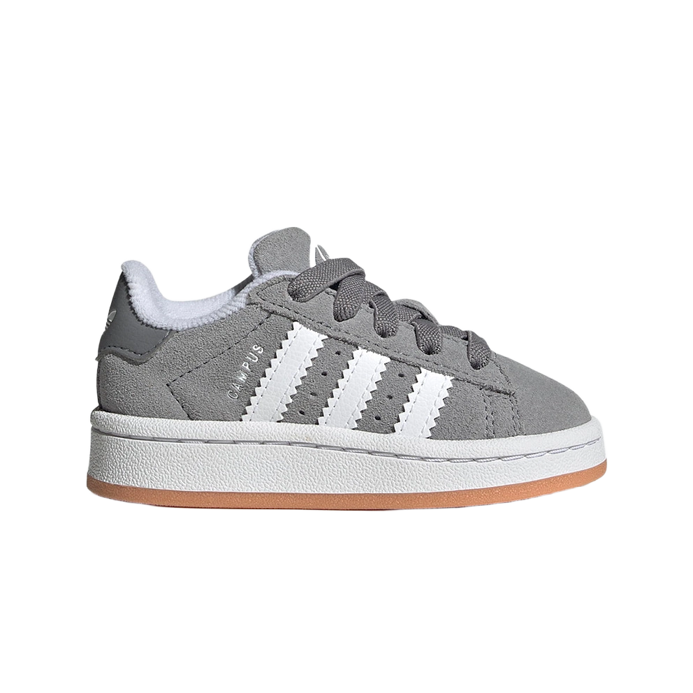Adidas Kids' Campus 00s Comfort Closure Elastic Lace Shoes Shoes - Grey Three / Cloud White / Cloud White