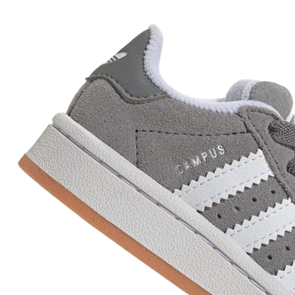 Adidas Kids' Campus 00s Comfort Closure Elastic Lace Shoes Shoes - Grey Three / Cloud White / Cloud White