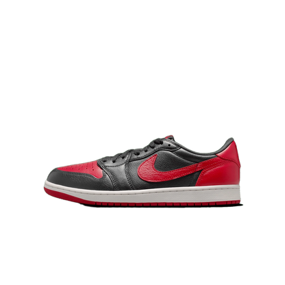 Nike Men's Jordan 1 Retro Low Og Banned Shoes - Black / Varsity Red / Summit White
