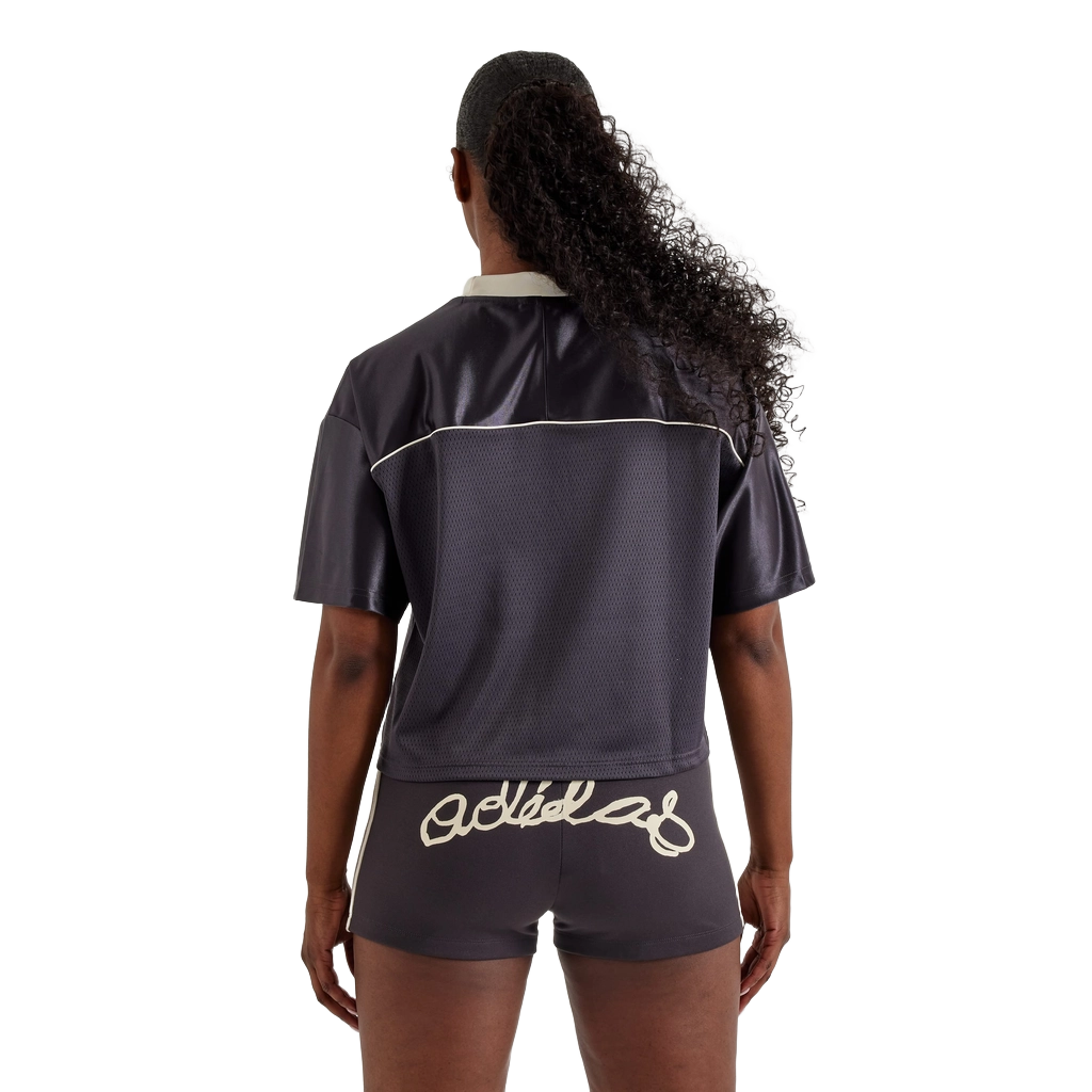 Adidas Women's Originals Cropped Soccer Jersey Apparel - Utility Black