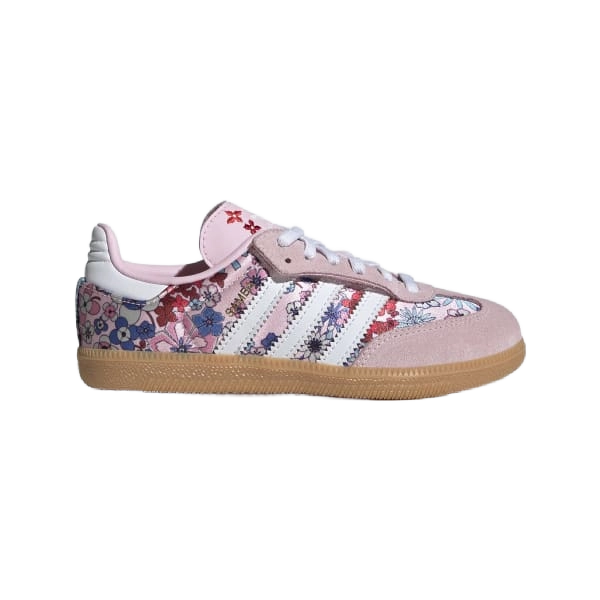 Adidas Kids' Liberty London Samba Og Comfort Closure Shoes - Clear Pink / Cloud White / Gum