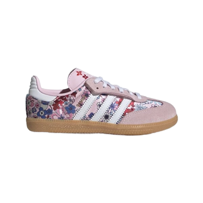 Adidas Kids' Liberty London Samba Og Comfort Closure Shoes - Clear Pink / Cloud White / Gum