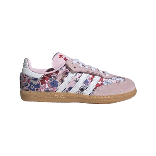 Adidas Kids' Liberty London Samba Og Comfort Closure Shoes - Clear Pink / Cloud White / Gum