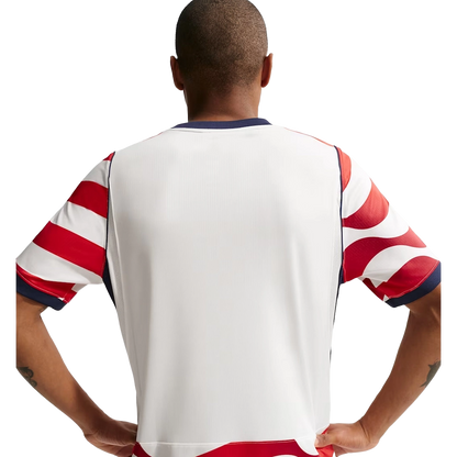 Nike Men's Usmnt 2026 Stadium Home Dri-Fit Soccer Replica Jersey Apparel - Sail / Midnight Navy / Red
