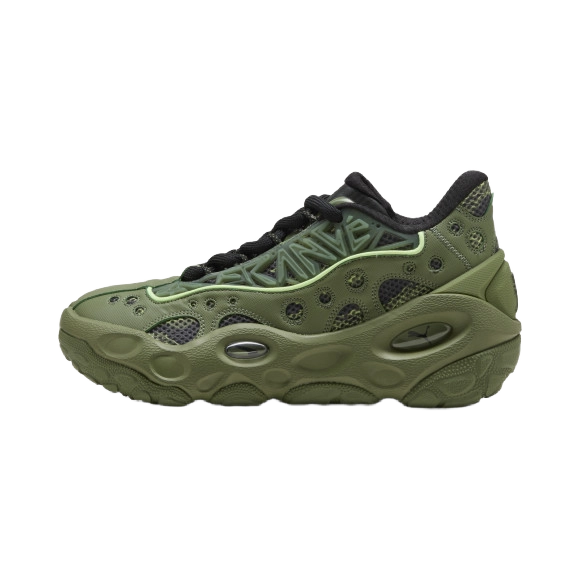 Puma Men's La France Rnr Camo Shoes - Avocado Green / Fizzy Light