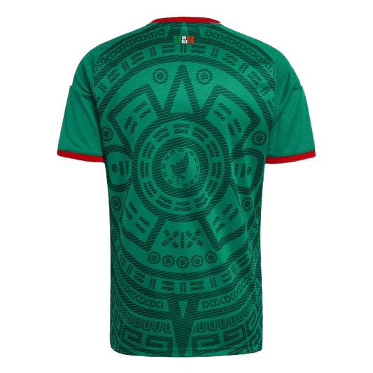 Adidas Men's Mexico 26 Home Jersey Apparel - Bold Green